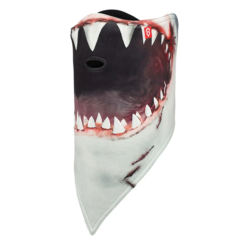Tour De Cou Airhole Facemask 2 Layer Shark 3 Tour De Cou Airhole Facemask 2 Layer Shark