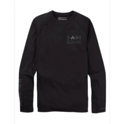 First Layer Burton [ak] Helium Power Grid Crewneck True Black