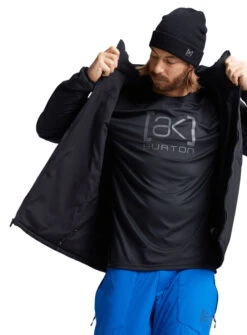 Polaire Burton [ak] Helium Hooded Stretch Insulated Jacket True Black -Ski Équipe Magasin Ak Helium Hooded Insulator True Black Burton Snowboards 2 1