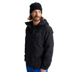 Polaire Burton [ak] Helium Hooded Stretch Insulated Jacket True Black