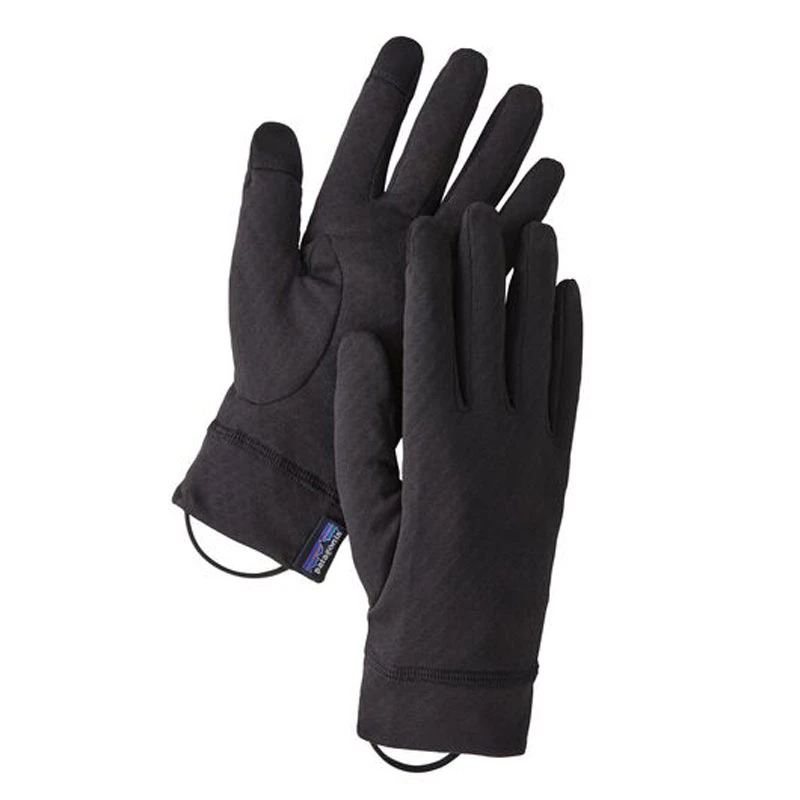Gants Patagonia Capilene Midweight Liner Gloves Black 3 Gants Patagonia Capilene Midweight Liner Gloves Black