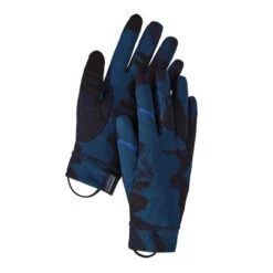 Gants Patagonia Capilene Midweight Liner Gloves Painted Fields : Classic Navy