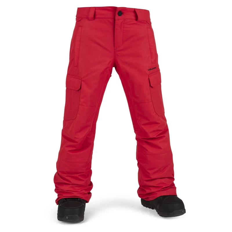 Pantalon Snow Enfant Volcom Cargo Insulated Pant Red 3 Pantalon Snow Enfant Volcom Cargo Insulated Pant Red