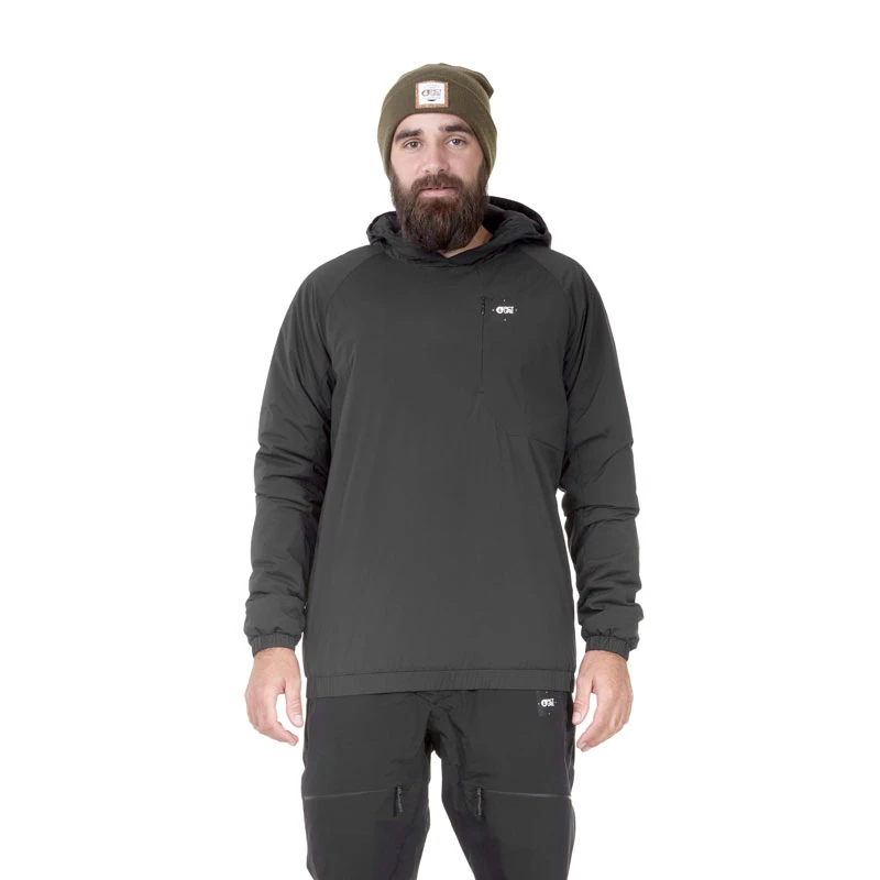 Polaire Homme Picture Cream Tech Hoodie Black 3 Polaire Homme Picture Cream Tech Hoodie Black