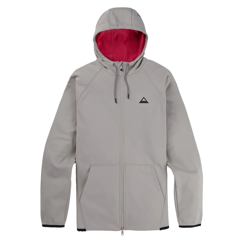 Sweat Homme Burton Crown Weatherproof Bonded Full-Zip Iron Gray 3 Sweat Homme Burton Crown Weatherproof Bonded Full-Zip Iron Gray