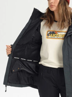 Veste Snow Burton Jet Set 2L Jacket True Black Heather 9 Veste Snow Burton Jet Set 2L Jacket True Black Heather -Ski Équipe Magasin Jet Set Women Jacket True Black Heather Burton Snowboards 2 1