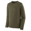 T-shirt Patagonia Men’s Capilene Midweight Crew Basin Green -Ski Équipe Magasin Patagonia m s Capilene Midweight Crew BSNG 1