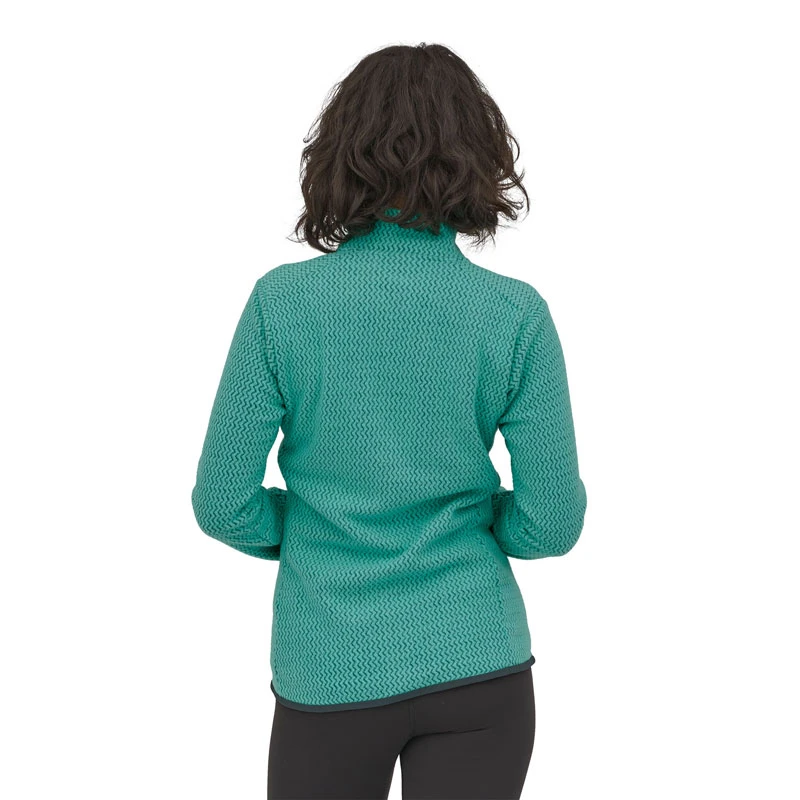 Sweat Patagonia Women’s R1 Air Zip-Neck Fresh Teal 4 Sweat Patagonia Women’s R1 Air Zip-Neck Fresh Teal – Image 2
