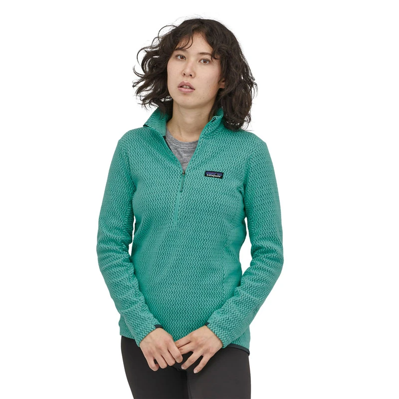 Sweat Patagonia Women’s R1 Air Zip-Neck Fresh Teal 3 Sweat Patagonia Women’s R1 Air Zip-Neck Fresh Teal