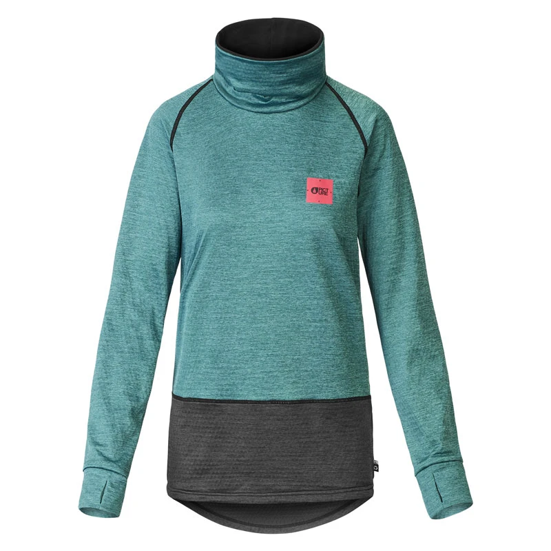 Polaire Picture Blossom Grid Fleece Dark Sea 3 Polaire Picture Blossom Grid Fleece Dark Sea