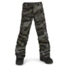 Pantalon Snow Enfant Volcom Silver Pine Insulated Pant Service Green -Ski Équipe Magasin Silver P Insulated Pant Service Green Volcom