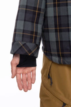 Veste Snow 686 Woodland Insulated Goblin Green Plaid -Ski Équipe Magasin Woodland Insulated Jacket Goblin Green Plaid 686 11 1