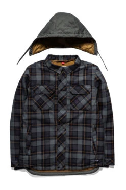 Veste Snow 686 Woodland Insulated Goblin Green Plaid -Ski Équipe Magasin Woodland Insulated Jacket Goblin Green Plaid 686 13 1