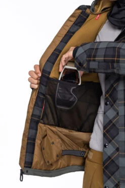 Veste Snow 686 Woodland Insulated Goblin Green Plaid -Ski Équipe Magasin Woodland Insulated Jacket Goblin Green Plaid 686 4 1