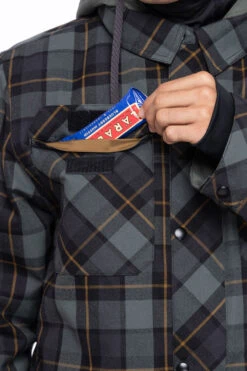 Veste Snow 686 Woodland Insulated Goblin Green Plaid -Ski Équipe Magasin Woodland Insulated Jacket Goblin Green Plaid 686 7 1