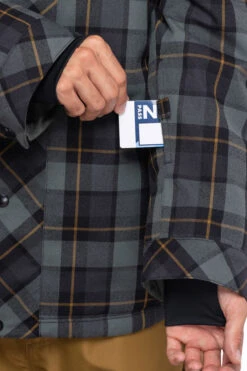 Veste Snow 686 Woodland Insulated Goblin Green Plaid -Ski Équipe Magasin Woodland Insulated Jacket Goblin Green Plaid 686 8 1