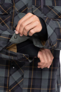 Veste Snow 686 Woodland Insulated Goblin Green Plaid -Ski Équipe Magasin Woodland Insulated Jacket Goblin Green Plaid 686 9 1