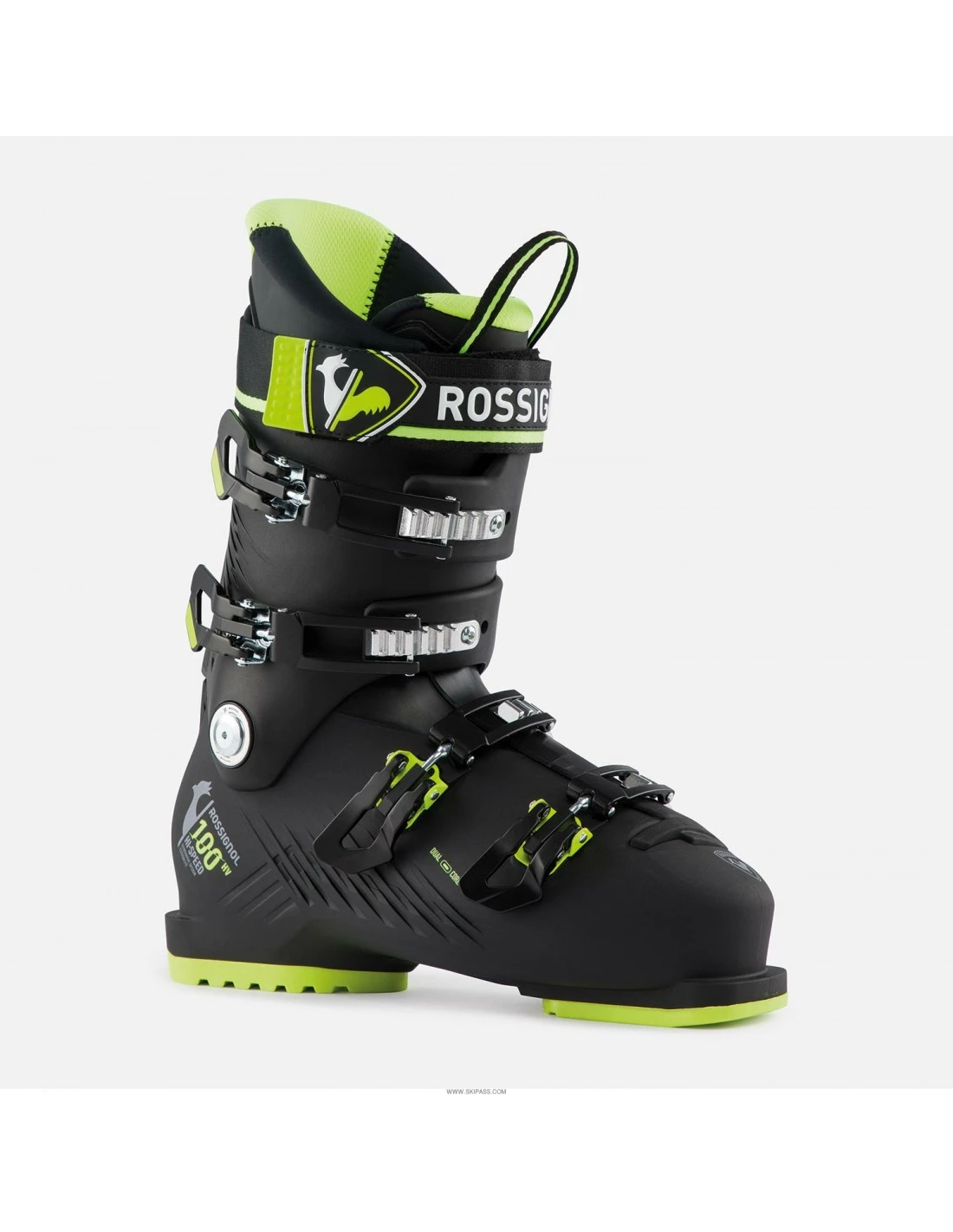 Chaussures De Ski Neuves Rossignol Hi Speed 100 HV Black Yellow 2023 3 Chaussures De Ski Neuves Rossignol Hi Speed 100 HV Black Yellow 2023