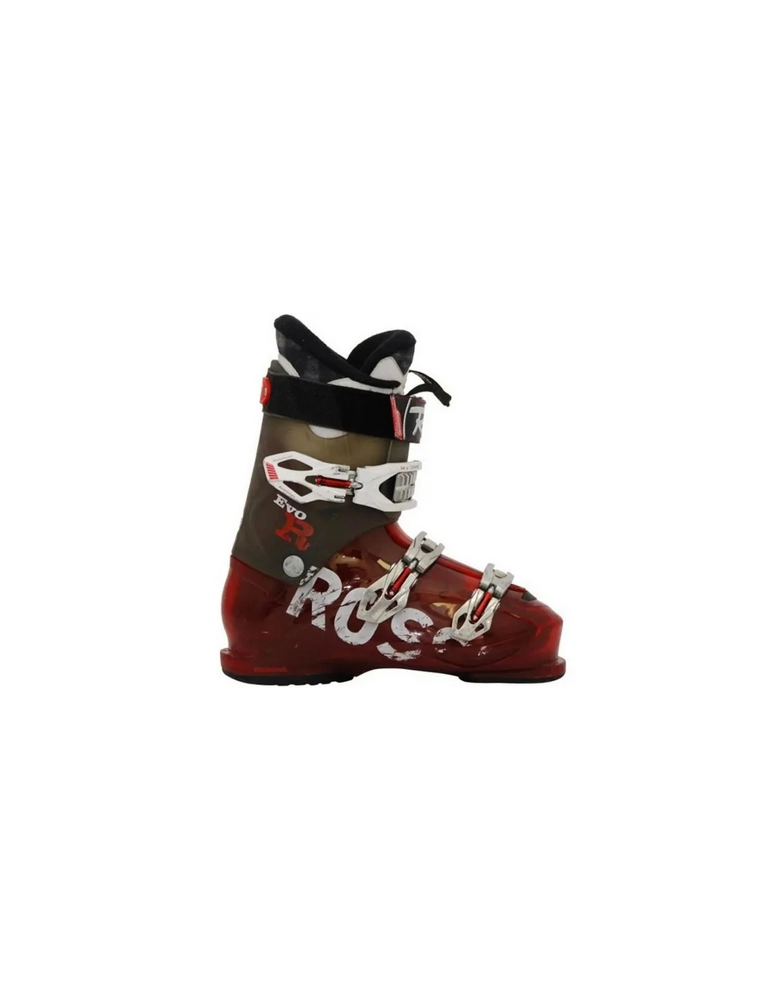 Chaussures De Ski Occasion Rossignol Evo Red Translucide 3 Chaussures De Ski Occasion Rossignol Evo Red Translucide