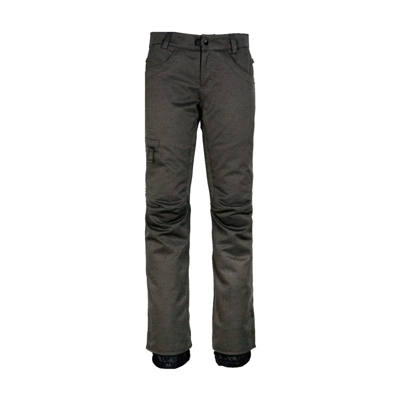 Pantalon De Snow Femme 686 Patron Insulated Charcoal Slub 3 Pantalon De Snow Femme 686 Patron Insulated Charcoal Slub